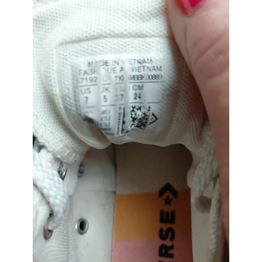 Converse Chuck Taylor All Star Lift Platform Summer Women's Sz 7 RARE